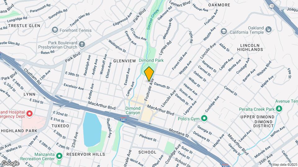 3631 Fruitvale Ave Map and Location Details