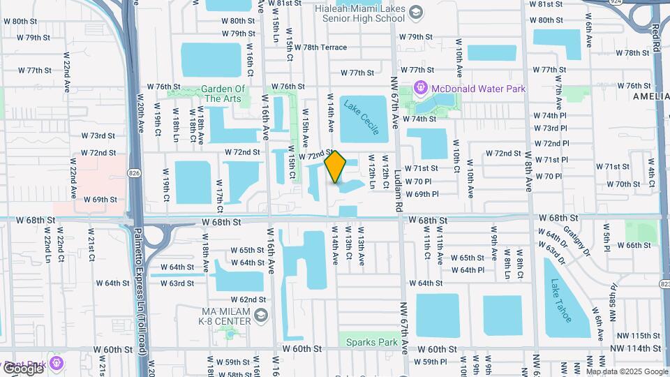 6961 W 14th Ct Map and Location Details