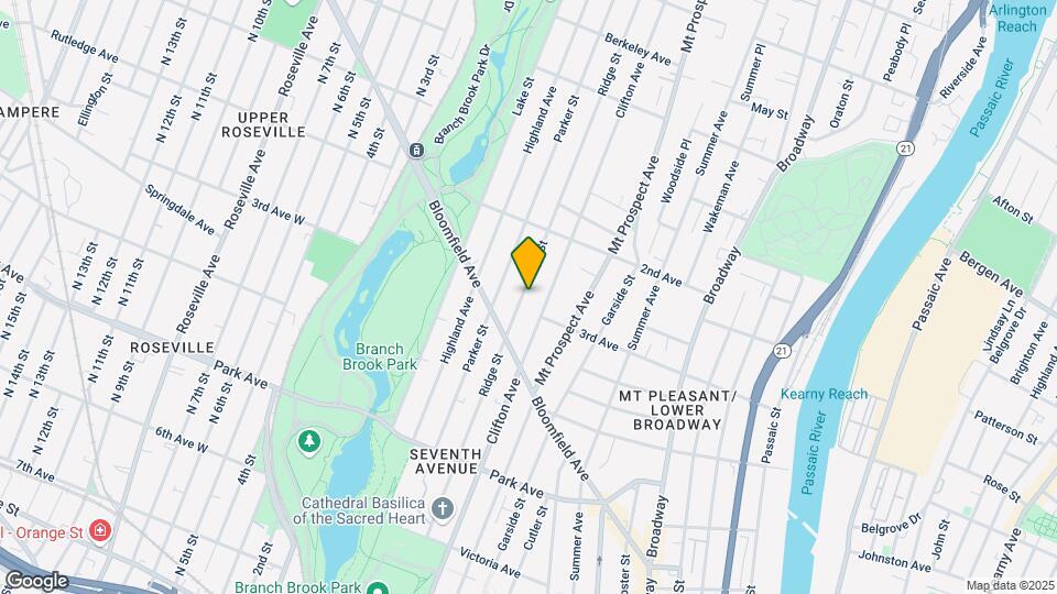 241 Ridge St Map and Location Details