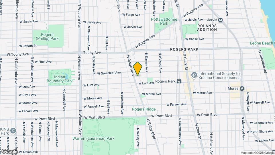 7019 N Ridge Blvd Map and Location Details