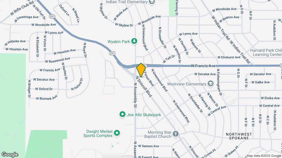 6112 N Driscoll Blvd Map and Location Details