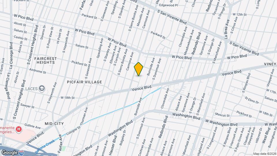 1553 Ridgeley Dr, Unit 1553 Map and Location Details