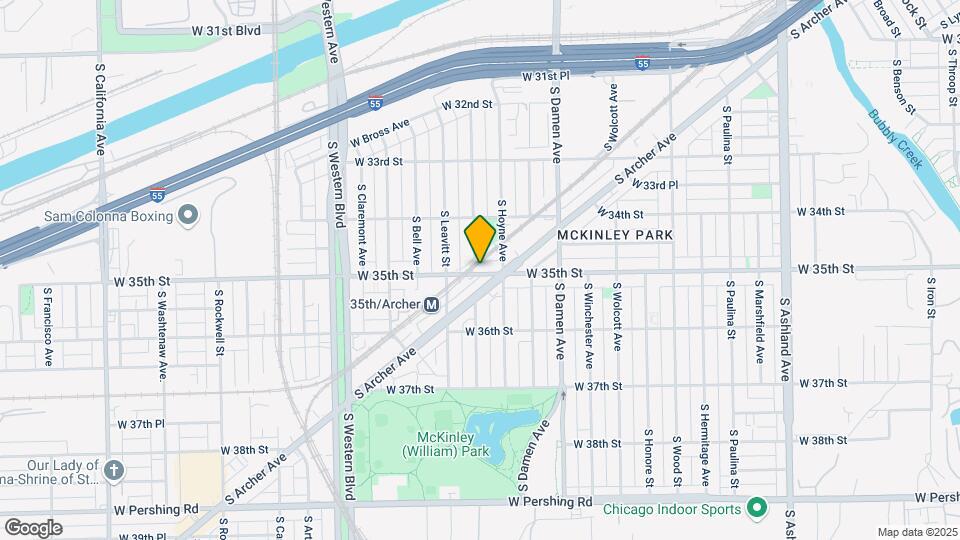 2118-2124 W 35th St Mapa y Detalles de la Ubicación