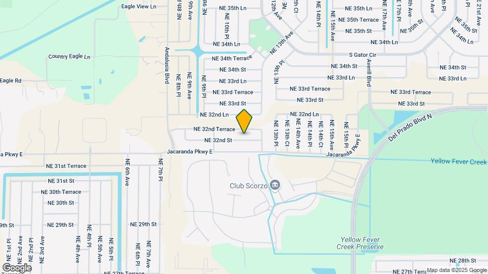 1109 NE 32nd St Map and Location Details