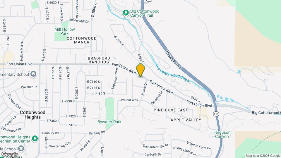 3298 E Fort Union Blvd Map and Location Details