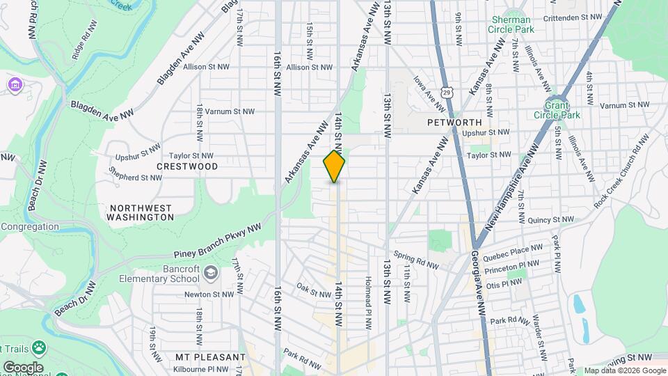 3924 14th St NW, Unit SI ID1621212P Map and Location Details