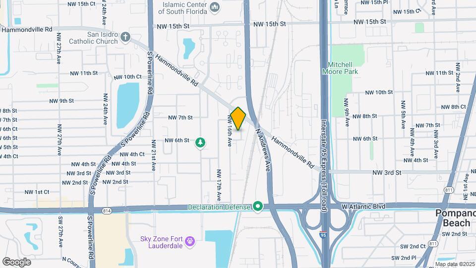 613 NW 15th Ave, Unit 1 Map and Location Details