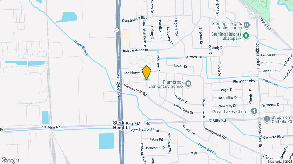 East Pointe Apartments Rental Map and Location Details