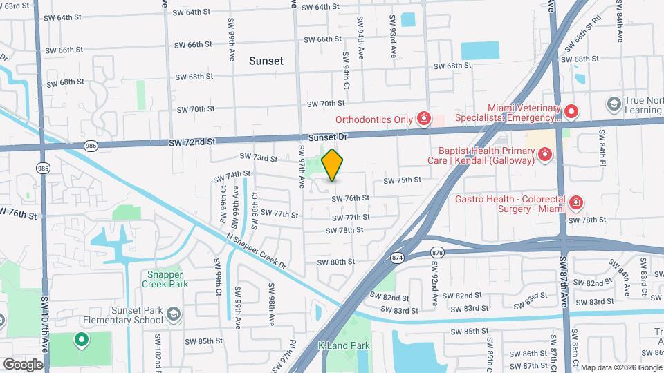 7531 SW 95th Pl Map and Location Details