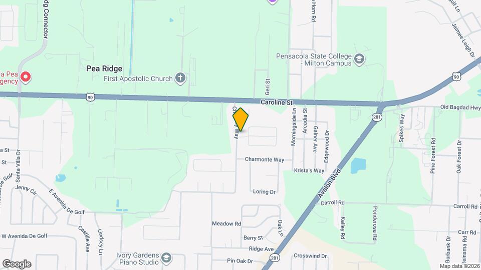 4530 Chantilly Way Map and Location Details