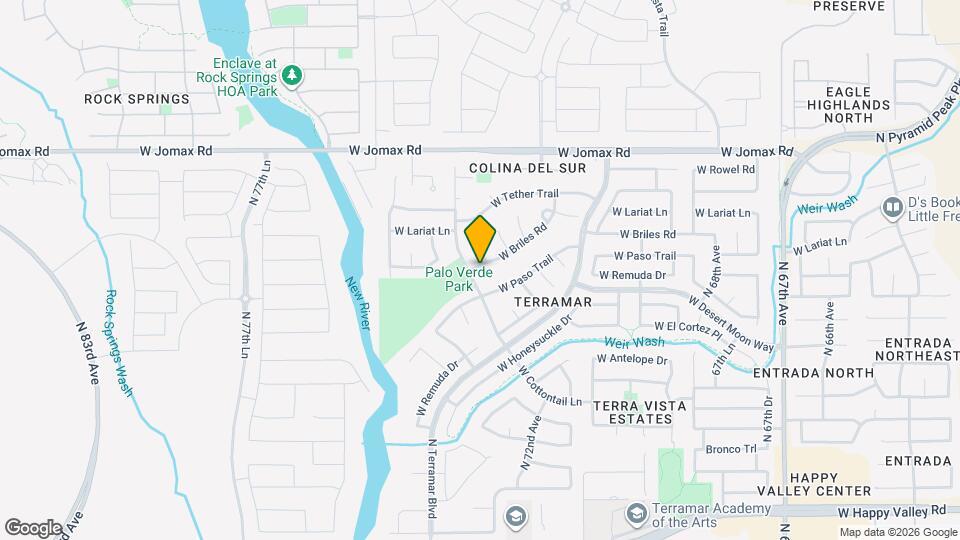 7315 W Briles Rd Map and Location Details