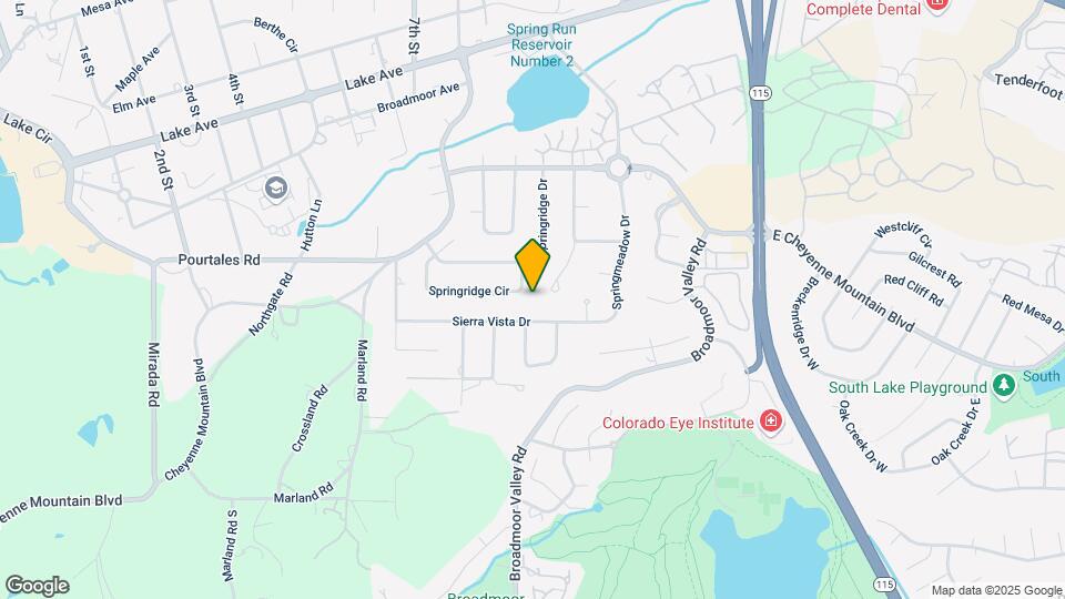 3315 Springridge Cir Map and Location Details