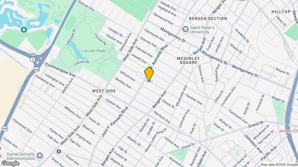199 Belmont Ave Mapa y Detalles de la Ubicación