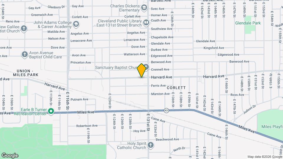 12920 Harvard Ave Map and Location Details