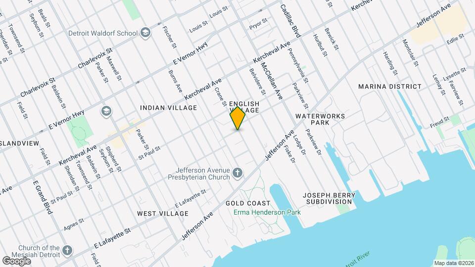 1341 Crane St Mapa y Detalles de la Ubicación