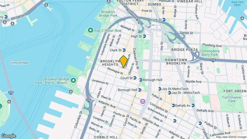 108 Pierrepont St Mapa y Detalles de la Ubicación