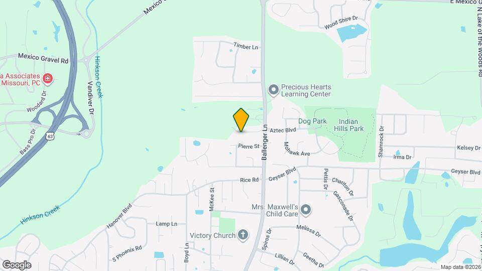 4614 Dehaven Dr Map and Location Details