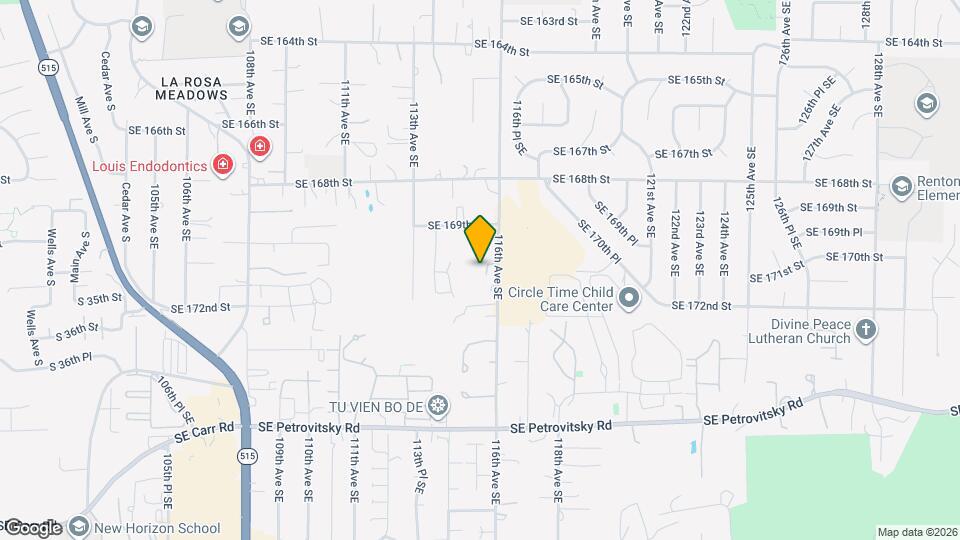 11568 SE 170th Ct Mapa y Detalles de la Ubicación