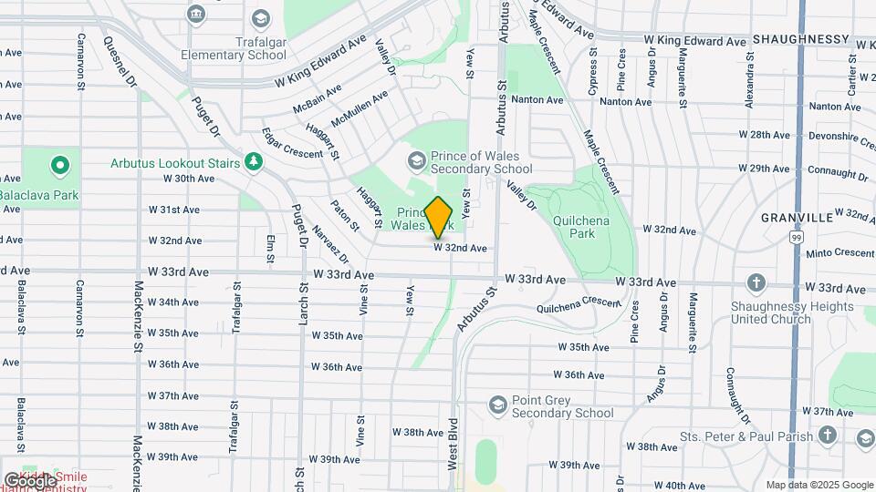 2147 W 32nd Ave Map and Location Details