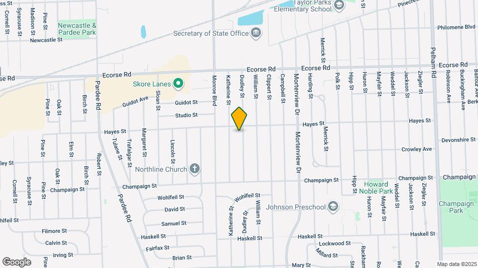 7840 Dudley St Map and Location Details