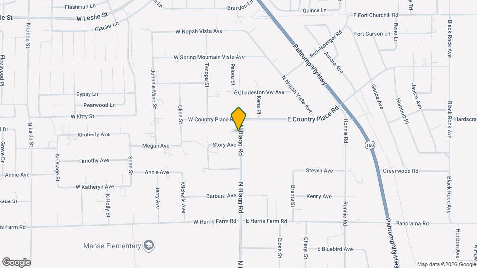 5420 N Blagg Rd Map and Location Details