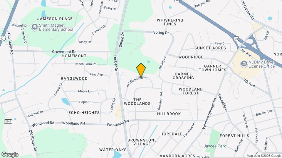 1408 Old Buckhorn Rd Map and Location Details