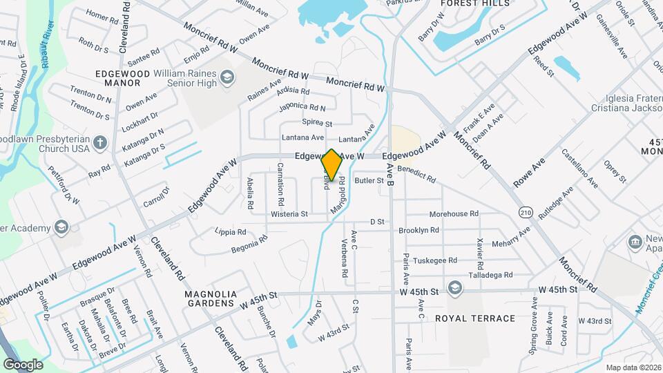 5823 Iris Blvd Map and Location Details