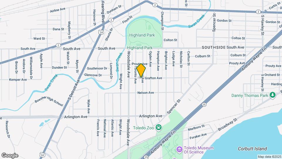 706 Geneva Ave Map and Location Details