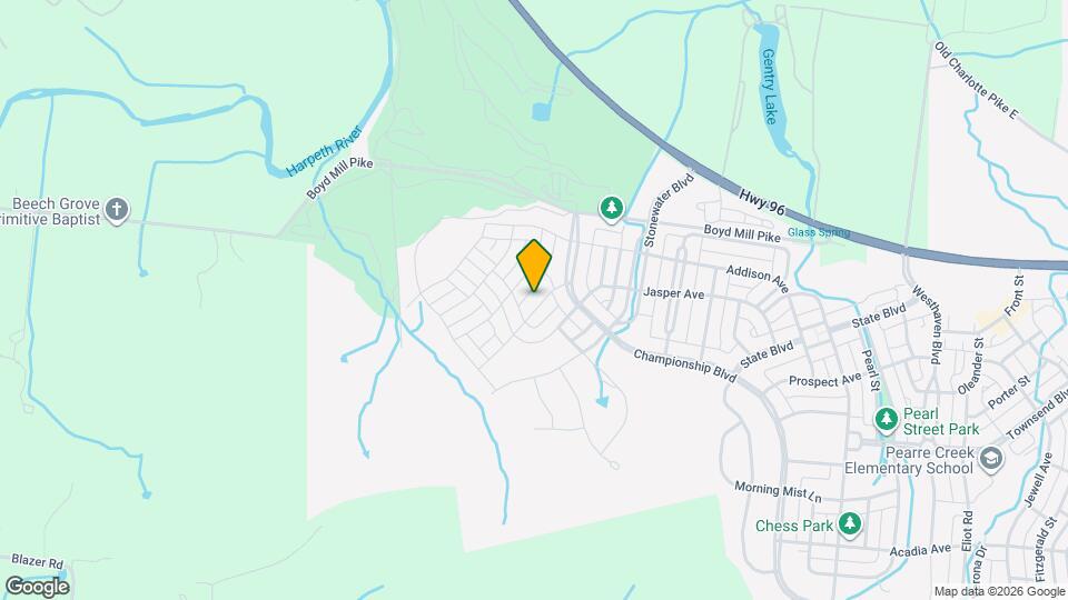 1036 Clifton St Map and Location Details