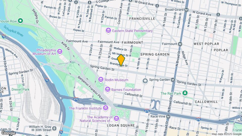 1933 Spring Garden St Map and Location Details