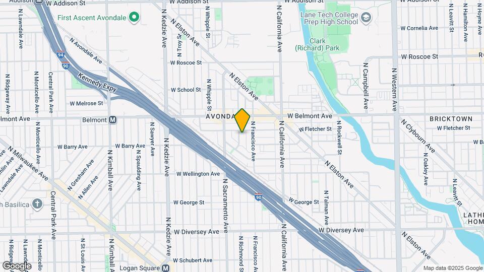 3133 N Richmond St Map and Location Details