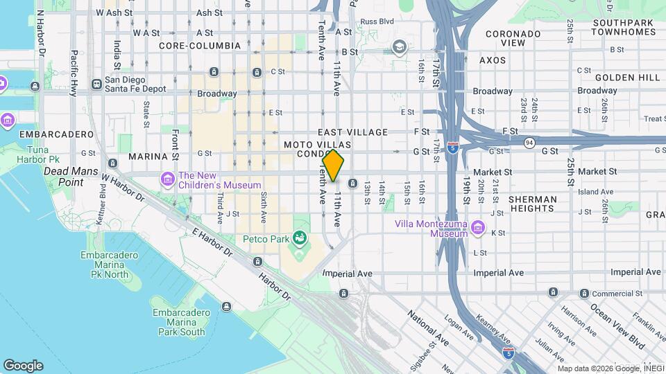 1050 Island Ave, Unit 205 Mapa y Detalles de la Ubicación