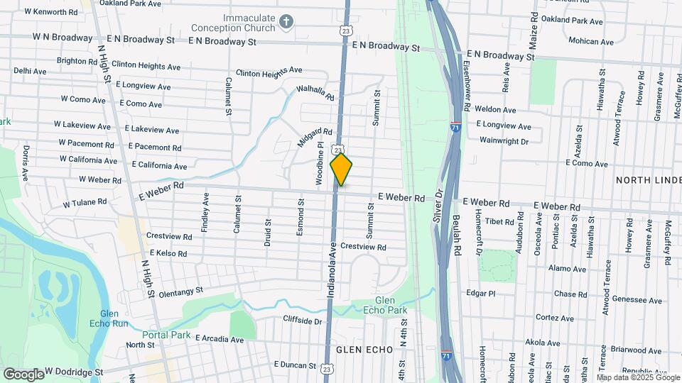2984 Indianola Ave Mapa y Detalles de la Ubicación