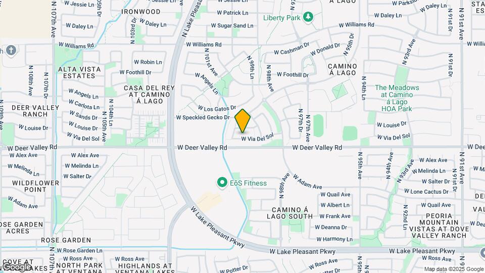 9950 W Via Del Sol Mapa y Detalles de la Ubicación