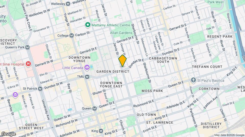 251 Jarvis St, Unit 3805 Map and Location Details