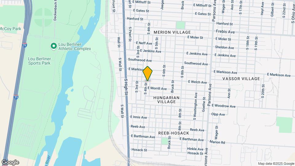 1586 S 4th St Mapa y Detalles de la Ubicación