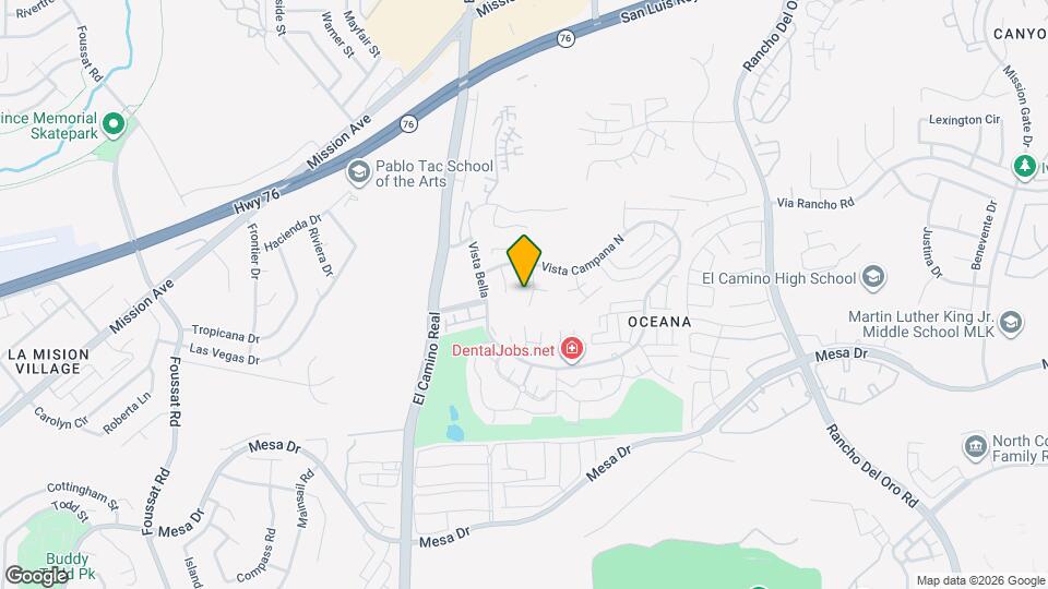 3685 Vista Campana N Map and Location Details