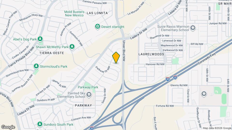 8016 Lynnhaven Pl NW Map and Location Details