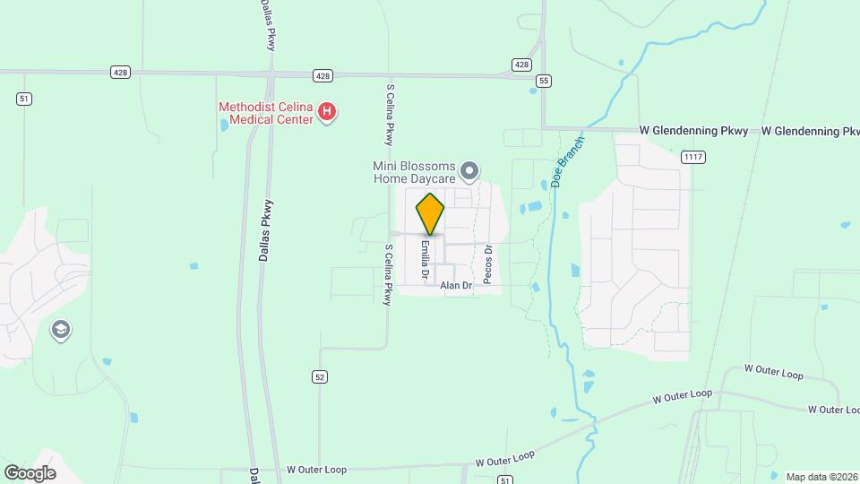 1804 Emilia Dr Map and Location Details