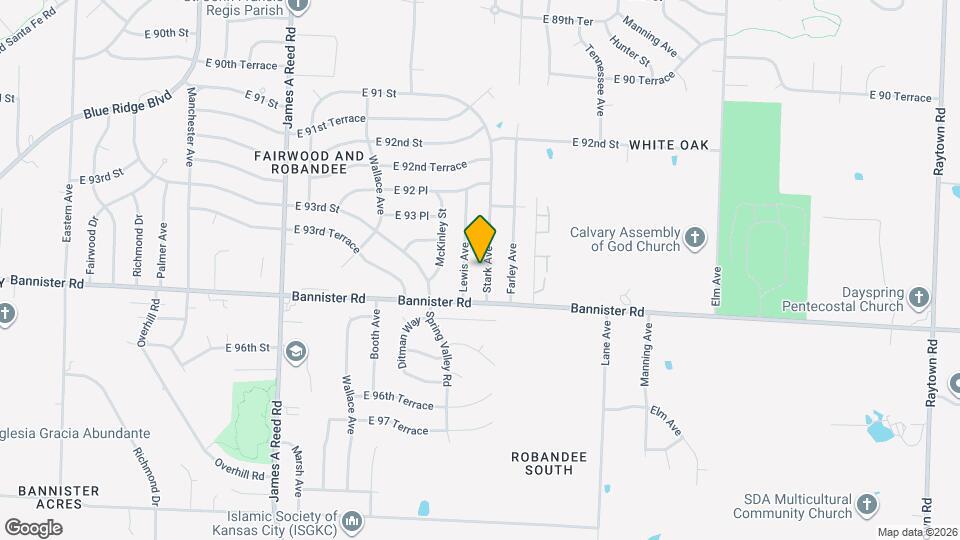 9408 Stark Ave Map and Location Details