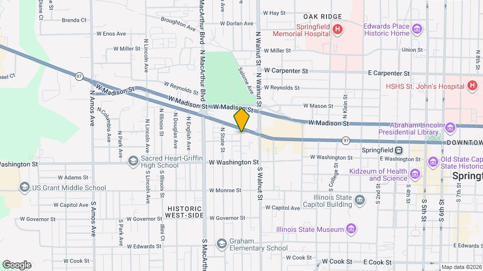 214 N Glenwood Ave Map and Location Details