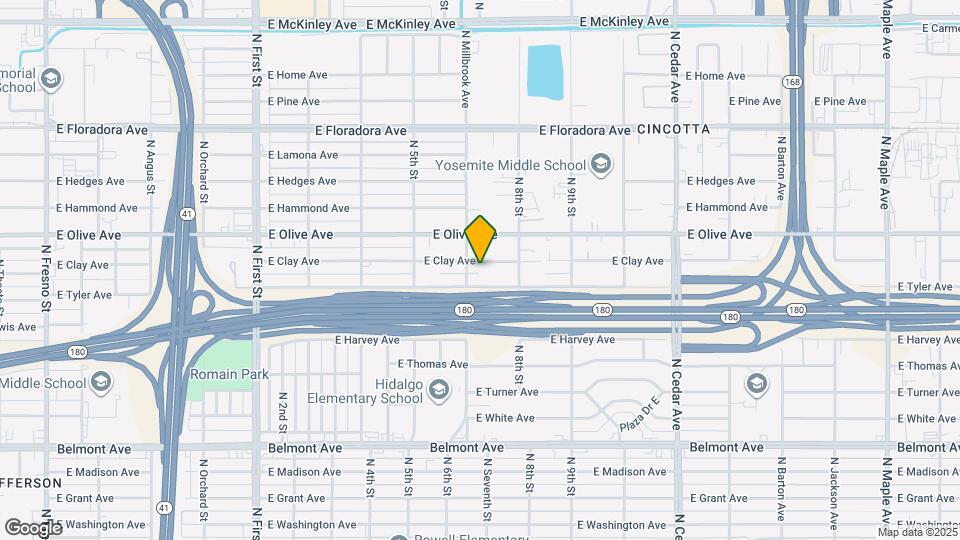 3720 E Clay Ave, Unit D Map and Location Details