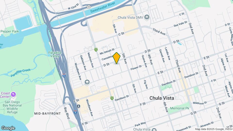 542 D St Apartments Mapa y Detalles de la Ubicación