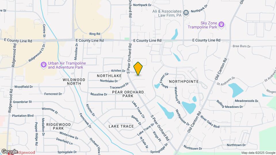 1618 Pear Orchard Pl Map and Location Details