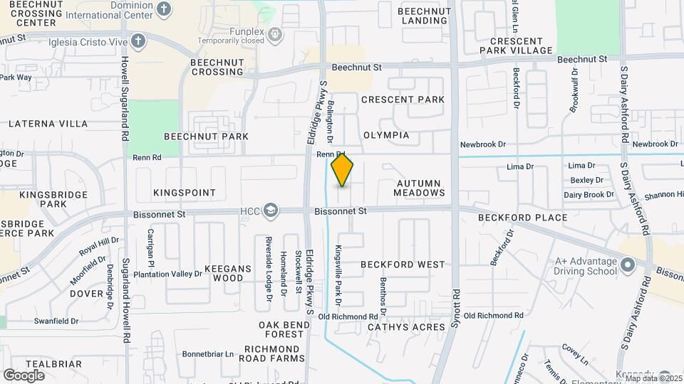 8911 Willow Wind Ln Map and Location Details