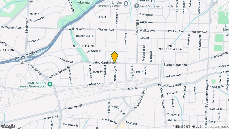 2401 Spring Garden St, Unit B Map and Location Details