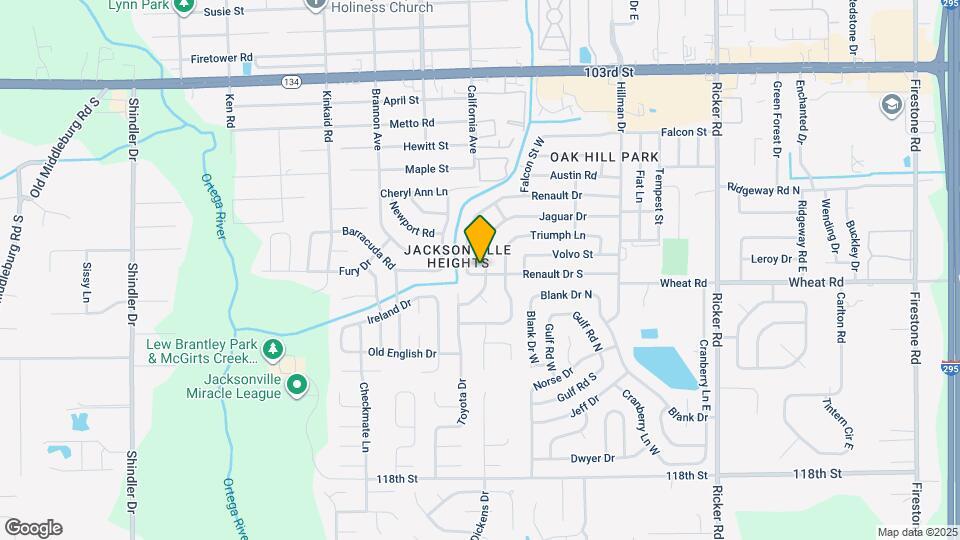 5943 Jaguar Dr W Map and Location Details