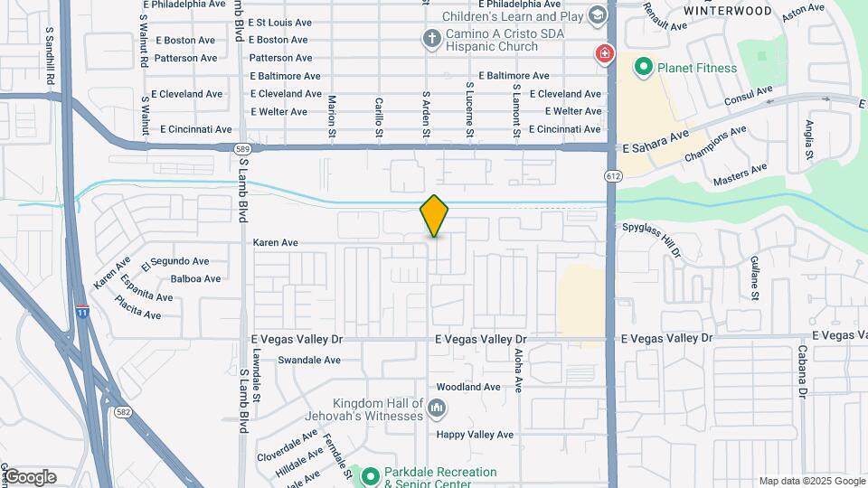 2705 Jennydiane Dr, Unit A Mapa y Detalles de la Ubicación