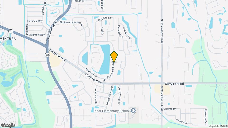 2557 Rio Pinar Lakes Blvd Map and Location Details