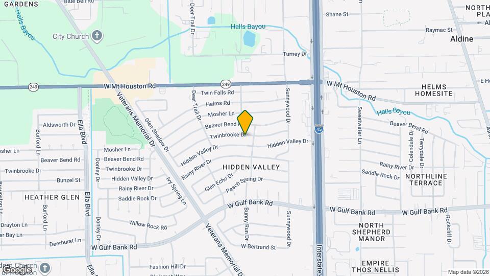 1011 Twinbrooke Dr Map and Location Details